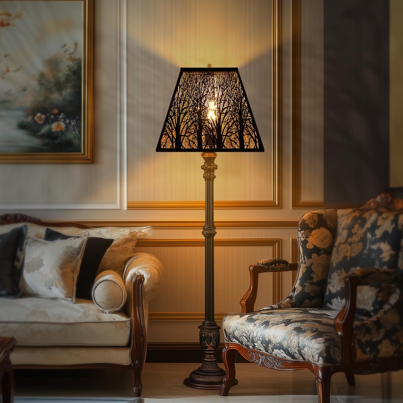 Lampshade Black Lamp Shade (8+6)" Top x (14+12)" Bottom x