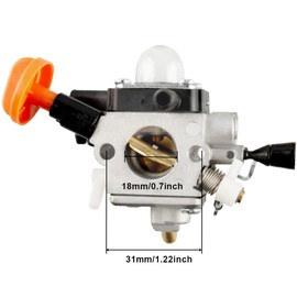 ZAMDOE FS91 Carburettor for Stihl FS89 FS89R FS91R FS111 FS111R FS111RX HT102 HT103 FC91 FC96 KM91 KM91R KM111 KM111R FC111 Brush Cutter Grass Trimmer 4180 120 0615 Carburetor