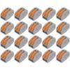 WAGO 222-412 Splicing Connector 2 Conductors 0.14-4 mm². Compact Design