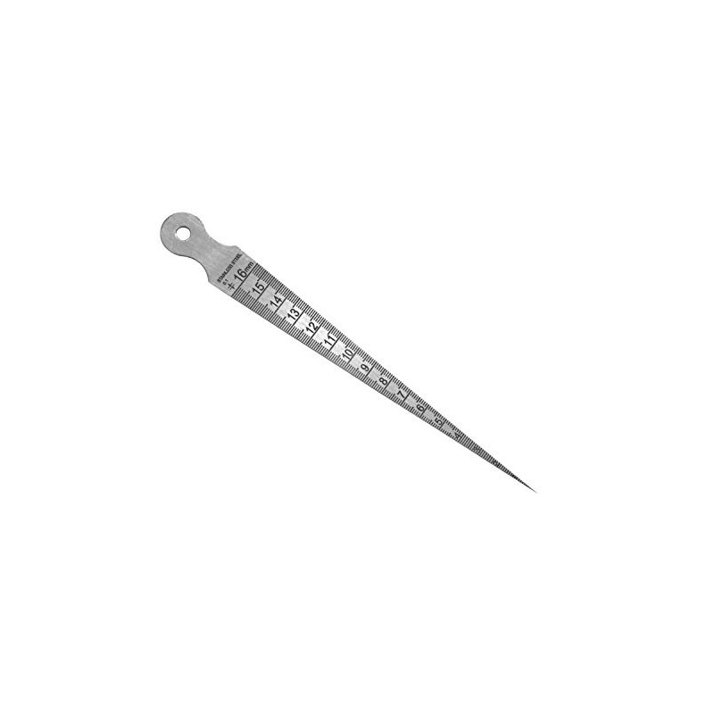 paulimot Metric / Inch Hole Gauge, 1-16 mm