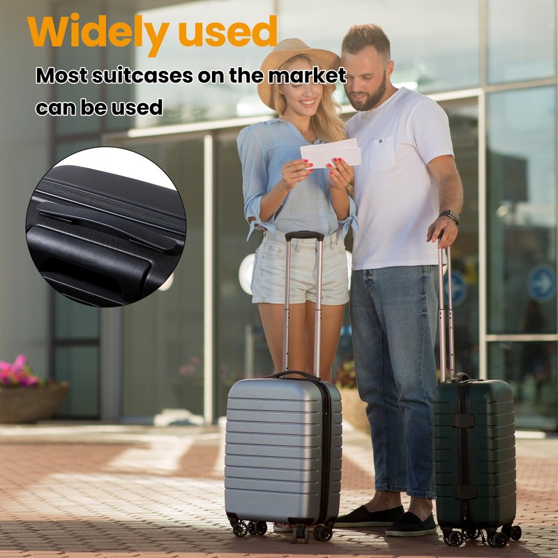 Luggage Handle Replacement, 220mm Length Strap Grip Plastic Suitcase Pull