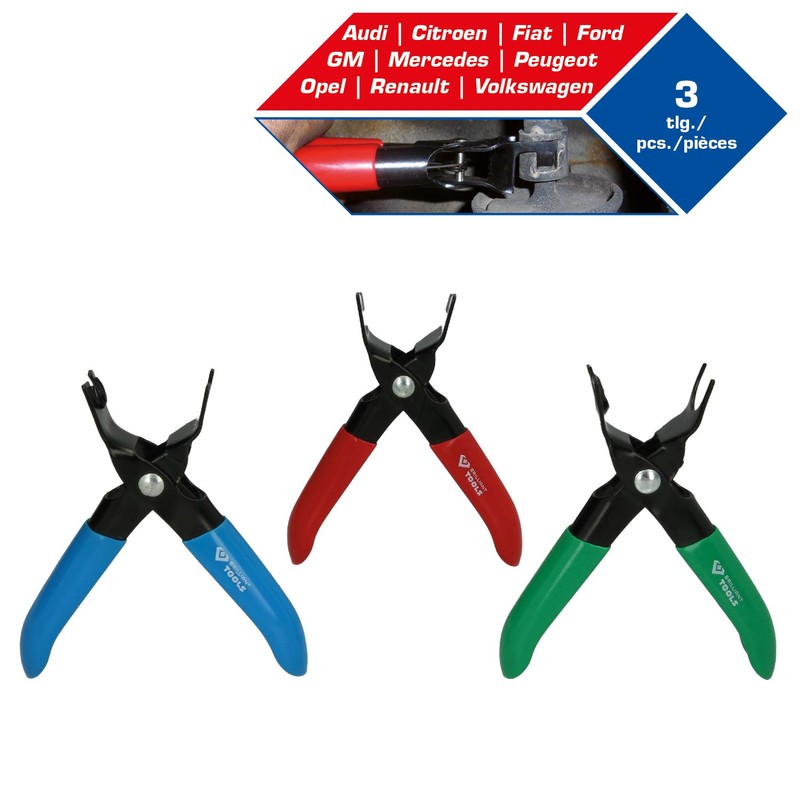 BRILLIANT TOOLS BT531000 Fuel Line Release Pliers Set, 3-Piece [Powered