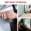 30" Chrome Framed Shower Door Replacement Bottom Deflector, Applied Mounting