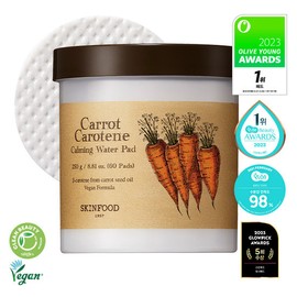 Skinfood [Skinfood] Carrot Pads 60 Sheets + Gift Carrot Masks 2 Sheets + Foam 30ml / [스킨푸드] 캐롯패드60매+ 증정 캐롯마스크 2매+폼 30ml