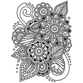 Darice 10.8 x 14.6 cm Henna Embossing Template