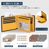 GSG 22098/24015 Men's Bi-fold Wallet, Genuine Leather, Box-Shaped Coin Purse,