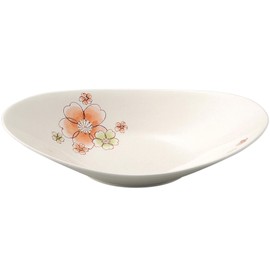 Thousand Old Burn Oven Safe Oval Pasta Dishes Medium Orange Cherry 14626