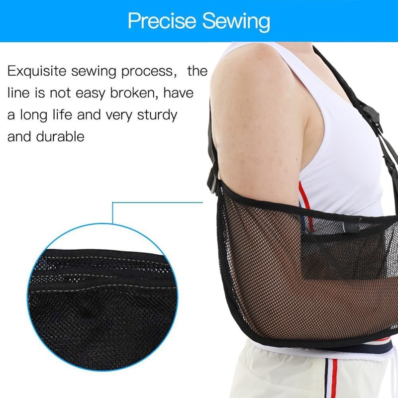 Mesh Arm Shoulder Sling - Medical Immobilizer for Shower Adjustable