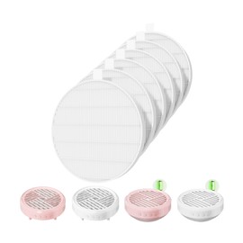 6 Pack Nail Dust Collector Filters Compatible with MelodySusie Nail Dust Collectors, Replacement Filter for Models HPro/SProR.