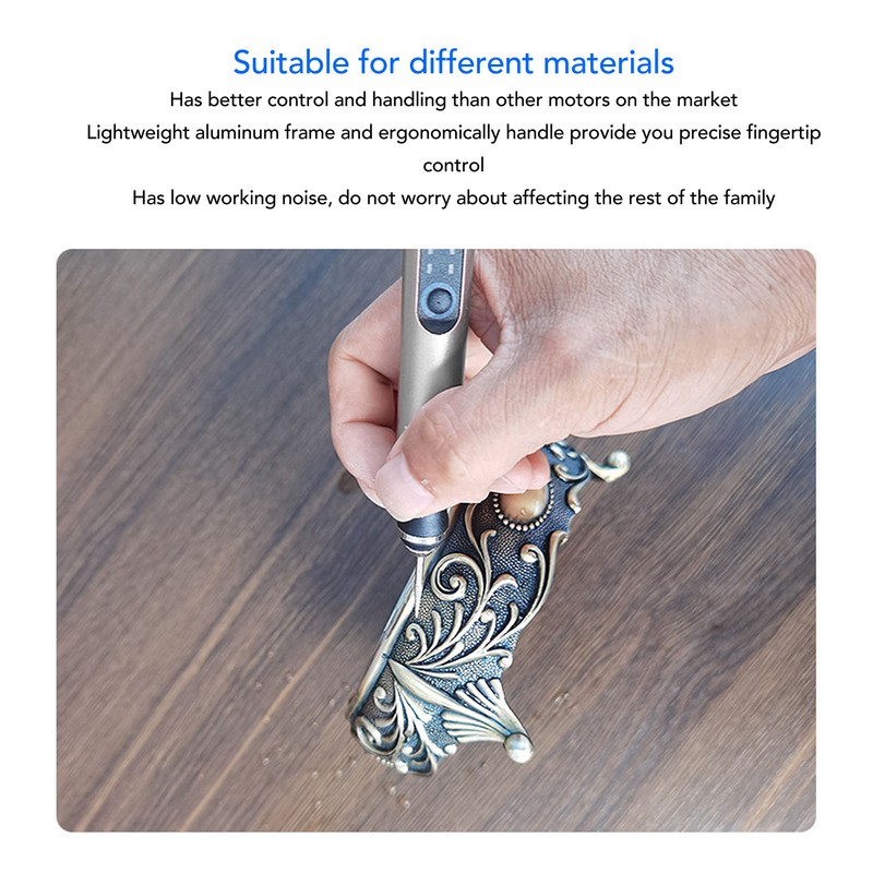 Electric Engraving Pen 3 Gear Speed Adjustment Portable Rechargeable Cordless