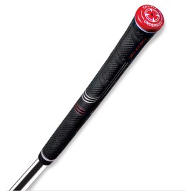 ゴルフプライド GOLF PRIDE CP2シリーズ グリップ [Pro(赤キャップ)/Wrap(青キャップ)、バックラインなし]　レッド ミッドサイズ