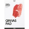 Creative 25753 Canvas Block, A4 Size, 280 g, White, 10
