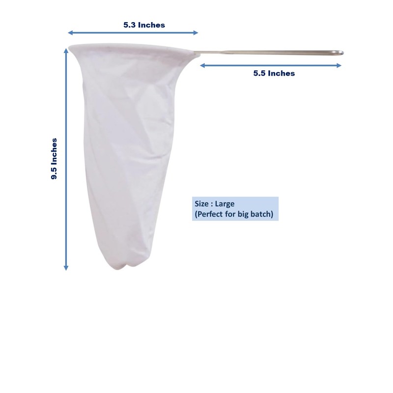 The Thika : 5.3” Large Reusable Coffee/Tea Filter Traditional Thai