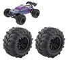 VBESTLIFE 2 Pieces RC Car Tire, 85mm RC Car Tire,