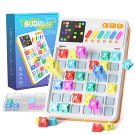 3500 Challenge Sudoku for Kids,4x4 6x6 Electronic Sudoku Puzzle Games for Beginner,Brain Teaser Puzzles for Boys and Girls,Portable Travel Games Birthday Gifts for All Ages