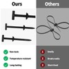 Nylon Universal Cable Tie Buckle,Universal Cable Tie Buckle for Auto,50PCS