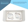 R&J 12 Pack - 2 Hole Cupcake Boxes, White Bakery