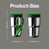 CHAKO LAB Stainless Steel Insulated Water Bottle with Two Drinking