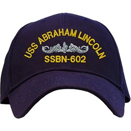Spiffy Custom Gifts USS Abraham Lincoln SSBN-602 Embroidered Baseball Cap Navy