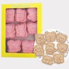 8Pcs Bear Theme Cartoon Cookie Mold 3D Stereo Pressing Cookie