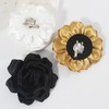 Merdia Rose Flower Brooch and Pin | Elegant Hair Clip