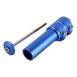 ZONADAH Bike Stem Riser Aluminum Alloy Bicycle Handlebar Extender Handlebar Extender Handlbar Stem Fork Extender 135mm Blue Bicycle Handlebar Extender