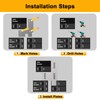QYZZRS 2 Set Generator Interlock Kit Compatible with Siemens 200