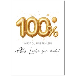 The Life Barn XXL A4 Postcard Farewell Colleague Colleague Job Change Farewell