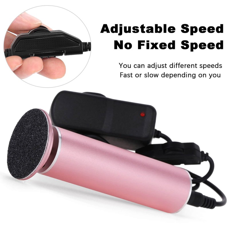 Electric Callus Remover for Feet Adjustable Speed, Powerful Foot Scrubber