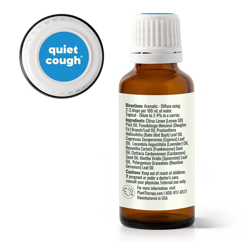 Plant Therapy Quiet Cough KidSafe Essential Oil Blend 30 mL