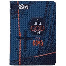 A Little God Time for Boys: 365 Daily Devotions (Faux Leather)