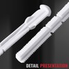 PuritySage Wall Hung Toilet Concealed Flush Plate Handle Rod Set