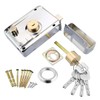 Xnrtop Home Door Gate Safety Vertical Keyway Cylinder Deadbolt Rim
