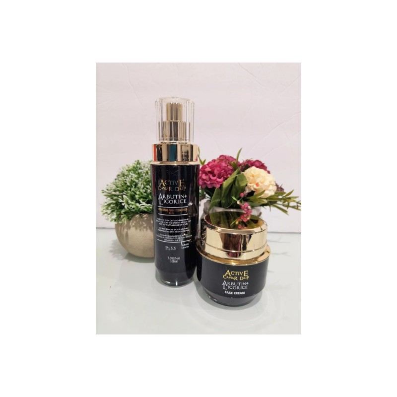 Active Caviar Drip Arbutin + Licorice Strong Whitening Serum &