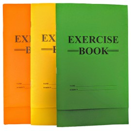 6 Pack of A5 Exercise Books - 48 Lined Pages Each