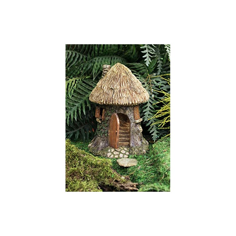 TG,LLC Treasure Gurus Elf Tree House Gnome Home Fairy Garden