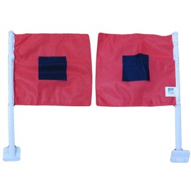 Hurricane Warning 2-Sided 12"x12" Rough Tex 100D Knit Nylon Car Vehicle Flag