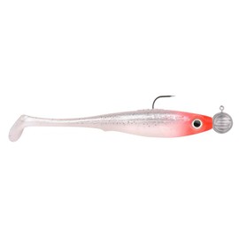 Spro Rubber Shad with Jig Head 8 cm 5 + 7 g Iris Popeye To-Go, Colour: UV Minnow