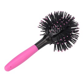 3D Bomb Curling Hair Brush, 360 Degree Round Ball Hair Comb, High Temperature Resistance, 3D Comb for Curly Hair, Styling Salon, Round Hair, Curling Curler Comb Tool