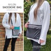 Triumphal tmps-011e Sacoche Shoulder Bag, Men's, Women's, Nylon, Charcoal Gray