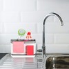 ROSMARINO Sink Caddy 8.6x4.7x5.5 (22x12x14cm) in Grey & White -