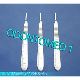 ODM 24 SCALPEL HANDLE # 3 WITH SCALE