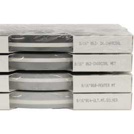 Universal TFX 0008064 - Auto Truck Customizing Dual Pinstripe - 8/16" x 150' (1/4” Stripe, 1/8" Gap, then 1/8” Stripe) - 064-Silver Metallic