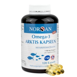- NORSAN Premium Omega 3 Cod Oil Capsules High Dose - 1,500 mg Omega 3 per Serving - Over 2,000 Doctors Recommend Norsan Omega 3 Oil - 100% Natural Wild Caught, No Burping
