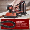HASMX 110XL031 Timing Belt Rubber Geared Drive Belt for Black