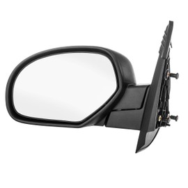 Dependable Direct Left Driver Side Textured Non-Heated Manual Folding Manual Operating Mirror for 07-13 Chevy Silverado. 2008-2014 GMC Sierra - Parts Link #: GM1320332