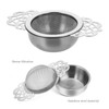 SULIVES 2-Pack Tea Strainers, Stainless Steel Fine Mesh with Drip
