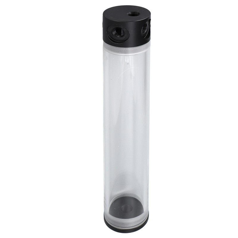 Water Cooling Reservoir 300mm/11.8in Length G1/4in Thread Low Noise Cylindrical