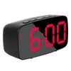 Smart Digital Alarm Clock Bedside,Red LED Travel USB Desk Clock