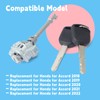 GLOXTED 04921-TVA-A01 Front Left Driver Side Door Lock Cylinder Set